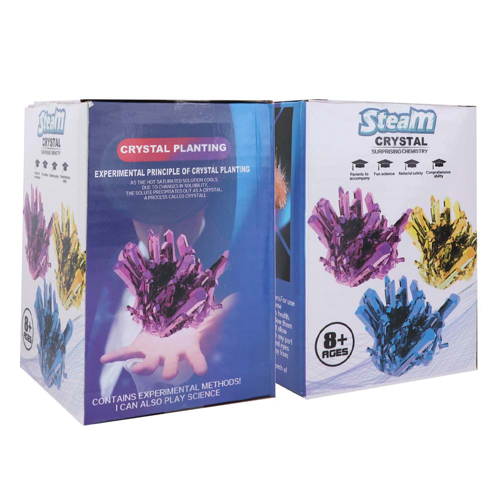 Crystal Growing Kit - مجموعة تجارب علمية لنمو الكريستال، تشمل
