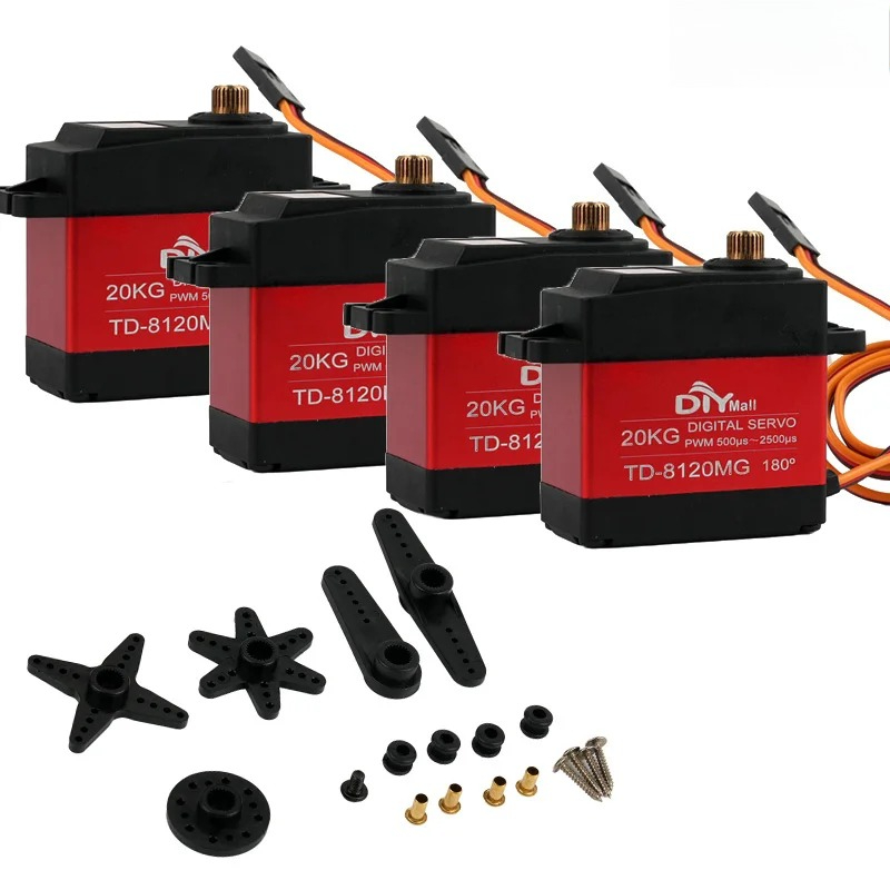 Robot Arm Motor - محرك سيرفو رقمي قياسي TD-8120MG بعزم