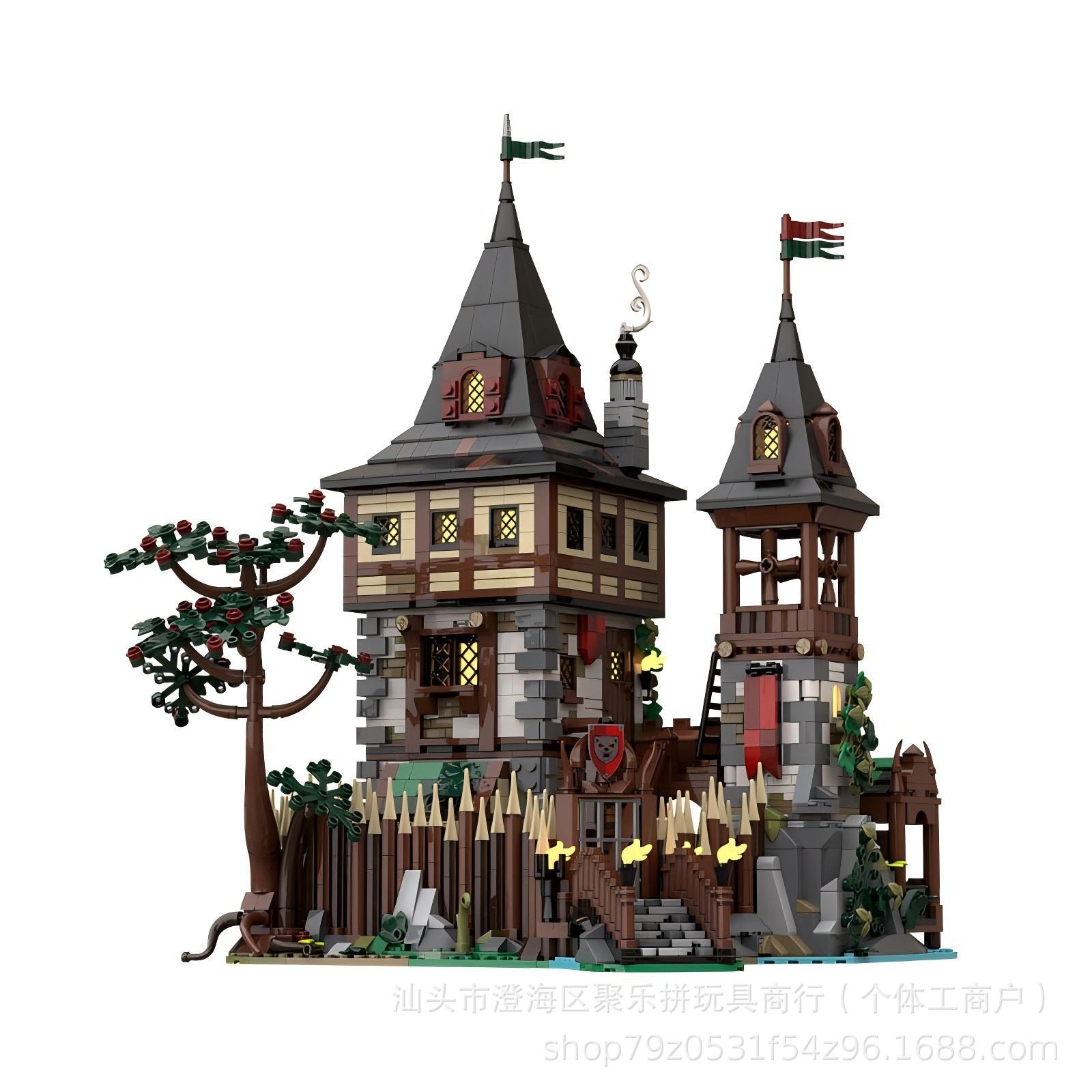 Science And Hobby - MOC Bear King Castle فسيفساء بنة