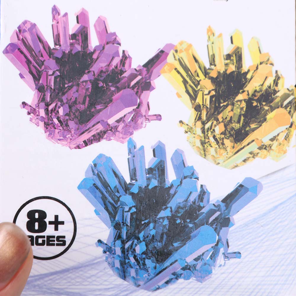 Crystal Growing Kit - مجموعة علمية لزراعة الكريستال، كريستالات ملونة