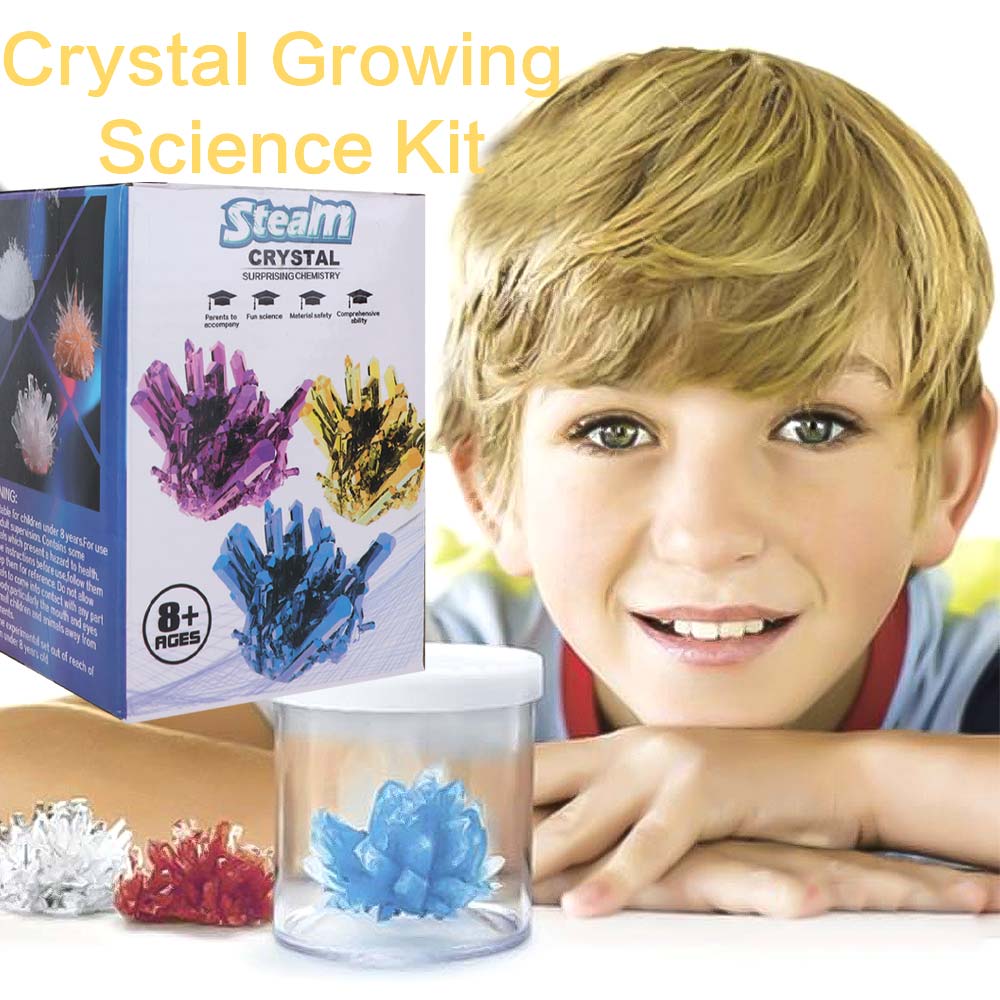 مجموعة تجارب علمية لنمو الكريس - مراجعة Crystal Growing Kit وسعره